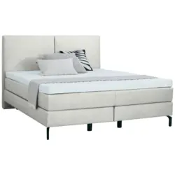 Boxspringbett 180/200 cm in Naturfarben