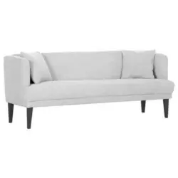 Sitzbank in Textil Creme, Wei&szlig;