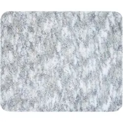 Bidet-Vorleger Silberfarben 40/50 cm