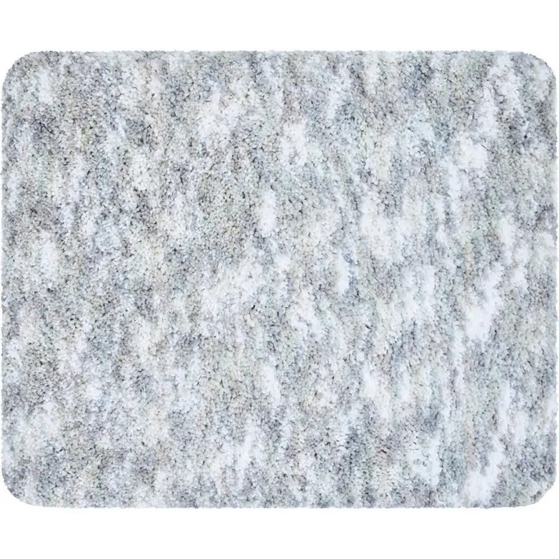 Bidet-Vorleger Silberfarben 40/50 cm