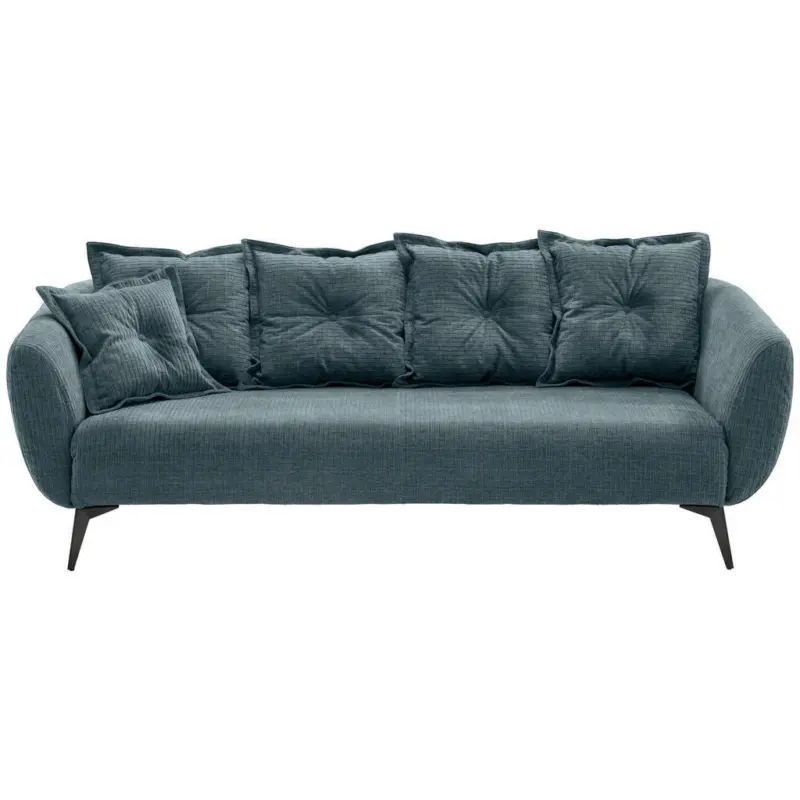 3-Sitzer-Sofa in Mikrofaser Blau