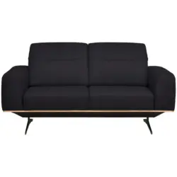 3-Sitzer-Sofa in Echtleder Dunkelbraun