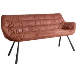 Sitzbank 177,5/87,5/64 cm in Braun, Schwarz