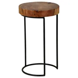 Beistelltisch in Holz 28/28/45 cm