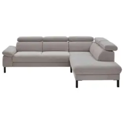 Ecksofa 830 in Cord Grau 272/217 cm
