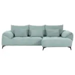 XXXLutz Lauterach - Ihr M&ouml;belhaus bei Bregenz Ecksofa in Cord Mintgr&uuml;n 311/176 cm