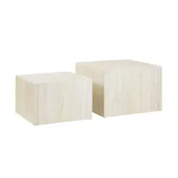 Couchtischset in Holzwerkstoff 58-50/58-50/40-33 cm