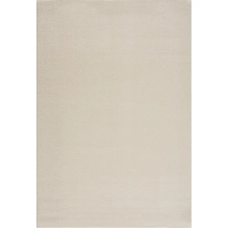 Webteppich 80/150 cm Uni Creme