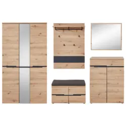 Garderobe 6-teilig in 295/192/38 cm