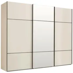 Schwebet&uuml;renschrank in Champagner