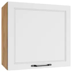 K&uuml;chenoberschrank 60/57/34 cm in Wei&szlig;, Eiche Wotan