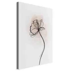 Leinwandbild Abstraktes, Blumen 40/60/1.2 cm