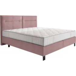 Boxspringbett 200/220 cm in Altrosa