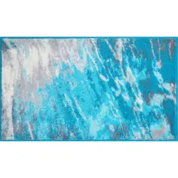 Badteppich T&uuml;rkis 70/120 cm