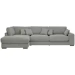 XXXLutz Lauterach - Ihr M&ouml;belhaus bei Bregenz Ecksofa in Cord Grau 205/340 cm