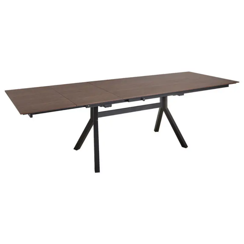 Esstisch in Metall, Holzwerkstoff 160-260/95/76 cm