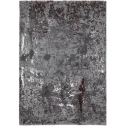 Vintage-Teppich 160/230 cm Timeline Quantum Aubergine, Beige