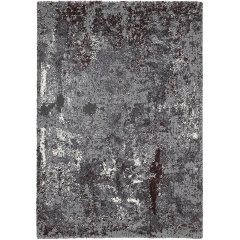 Vintage-Teppich 160/230 cm Timeline Quantum Aubergine, Beige