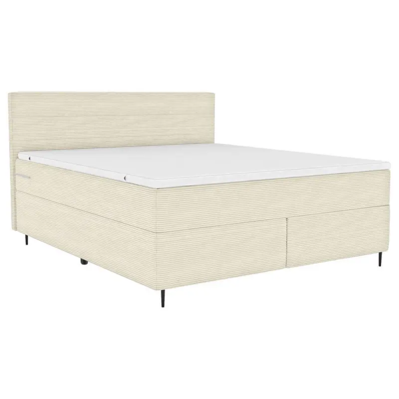 Boxspringbett 180/200 cm in Beige