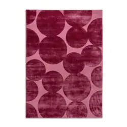 Webteppich 170/240 cm Circle Rot