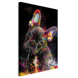 Leinwandbild Abstraktes, Tiere 80/120/1.2 cm