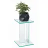 Blumenst&auml;nder in Glas 25/25/41 cm