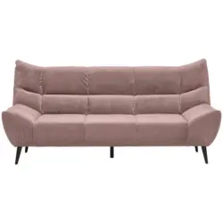 3-Sitzer-Sofa in Mikrofaser Altrosa