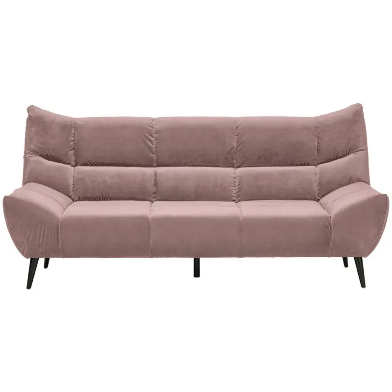3-Sitzer-Sofa in Mikrofaser Altrosa