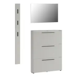 Garderobe 3-teilig in 130/200/19 cm