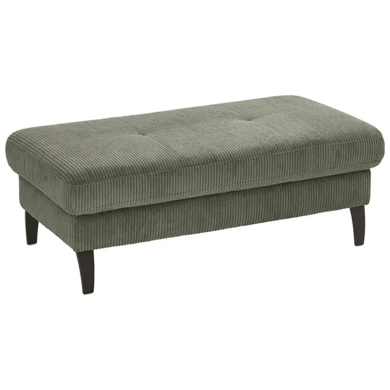 Hocker in Textil Olivgr&uuml;n