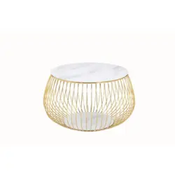 Couchtisch in Metall, Glas 72/72/42 cm