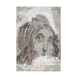 Flachwebeteppich 160/230 cm Iglesia 200 Taupe Taupe