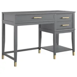 Schreibtisch 116/77/50 cm in Graphitfarben