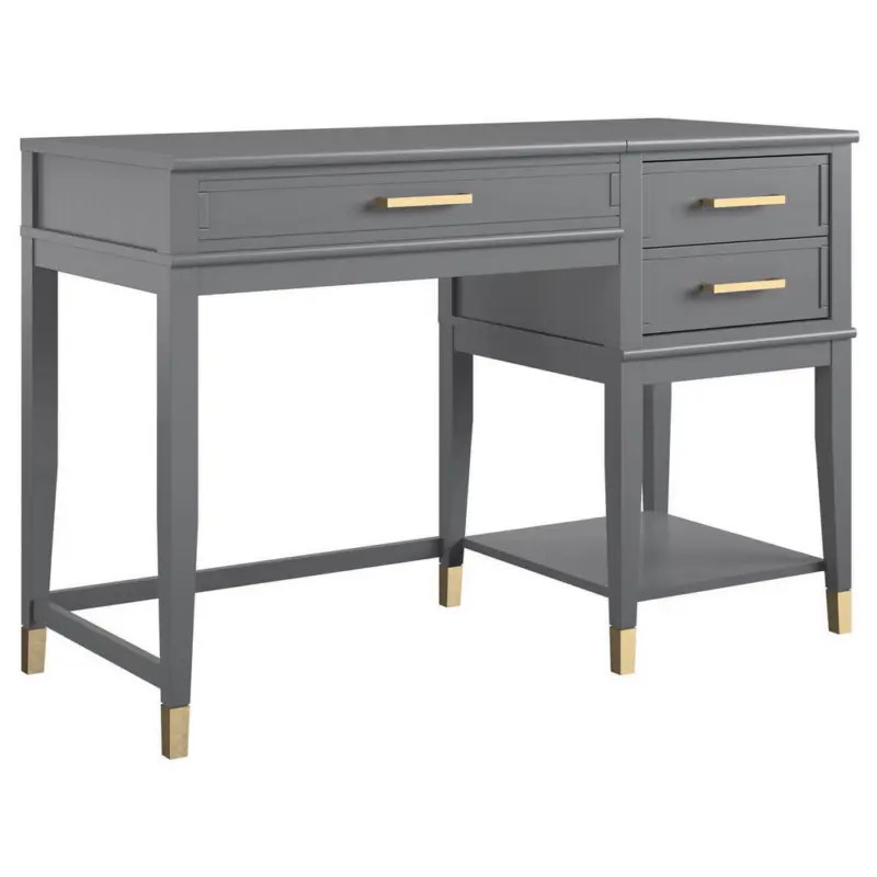 Schreibtisch 116/77/50 cm in Graphitfarben