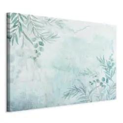 Leinwandbild Abstraktes, Bl&auml;tter 120/80/1,2 cm