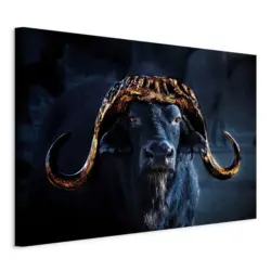 Leinwandbild Abstraktes, Tiere 90/60/1,2 cm