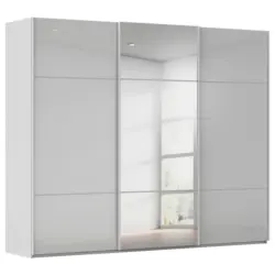 Schwebet&uuml;renschrank in Grau