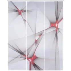 Fl&auml;chenvorhang in Rot