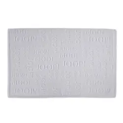 Badteppich Silberfarben, Hellgrau 65/115 cm