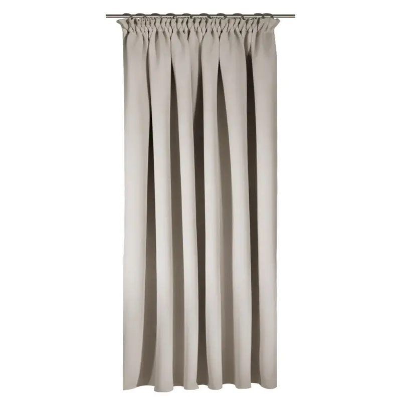 Schlaufenvorhang black-out (lichtundurchl&auml;ssig)