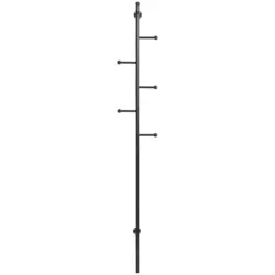 Kleiderst&auml;nder in Schwarz 24,6/171,2/20,7 cm