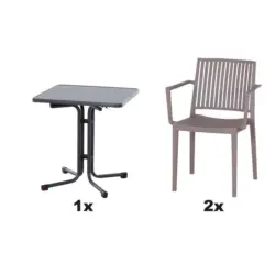 Gartengarnitur 3-teilig