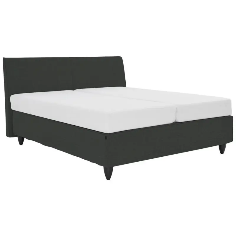 Boxspringbett 180/200 cm in Anthrazit
