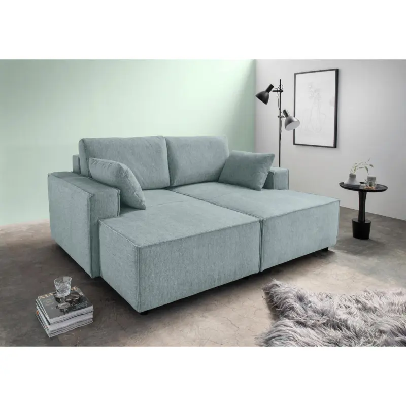 Bigsofa in Chenille Mintgrau