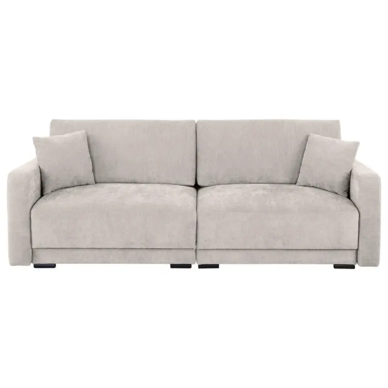 2-Sitzer-Sofa in Chenille Creme
