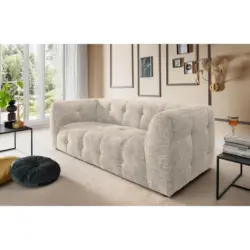 2,5-Sitzer in Struktur Creme