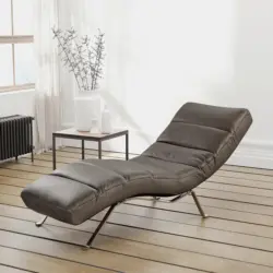 Relaxliege in Echtleder Fango