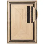 XXXLutz Lauterach - Ihr M&ouml;belhaus bei Bregenz Juteteppich 160/230 cm Jutta Schwarz, Goldbraun