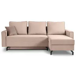 Ecksofa Marti in Cord Altrosa