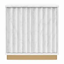 Highboard Rene Scallop in 81/81/40 cm